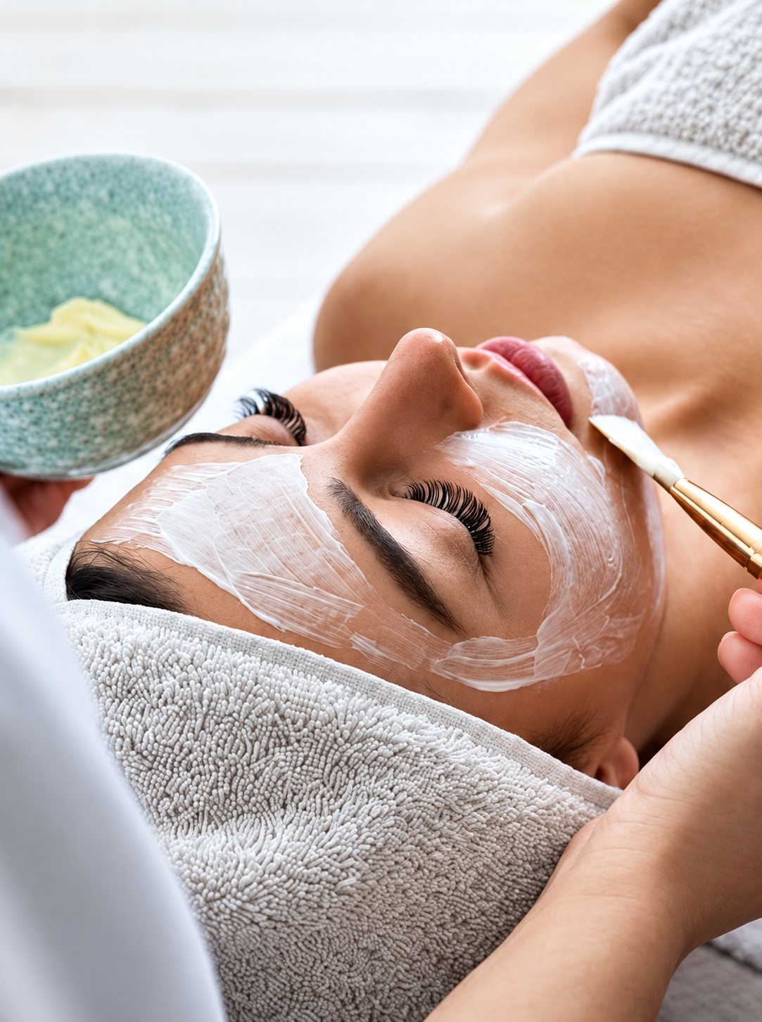 Photo de soin du visage