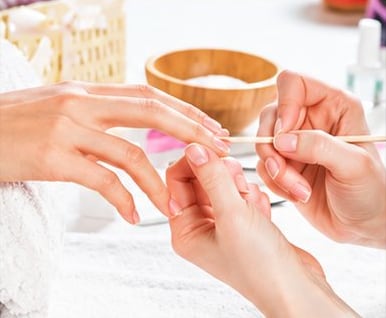 Photos de soins des mains et des pieds